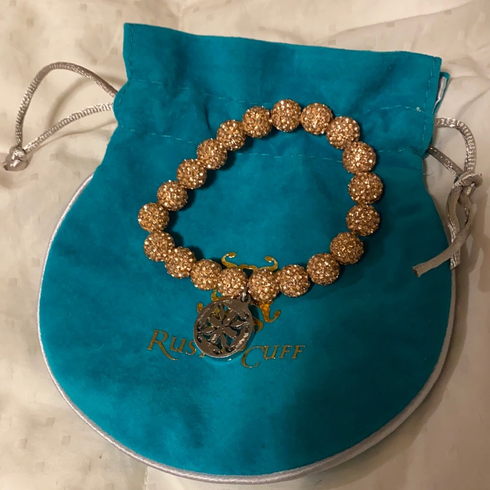 Rose Gold Rustic Cuff - image 1